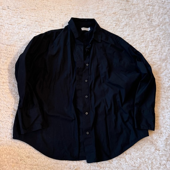Everlane Oversized Poplin Button Up Shirt - Picture 3 of 5